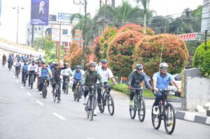 Korem 031/WB, Goes Patriot TNI “Selalu Semangat, Sehat dan gembira”.