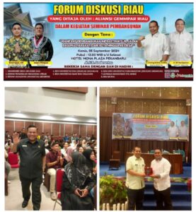 Aliansi GEMMPAR Riau Gelar Seminar Yang Dihadiri Serta Pemateri Oleh Ir SF Hariyanto dan Ir Irving Kahar Arifin