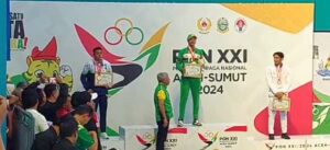 Tim Perenang Sumut Felix Raih Medali Emas Sekaligus Pecahkan Rekor PON XXI 2024