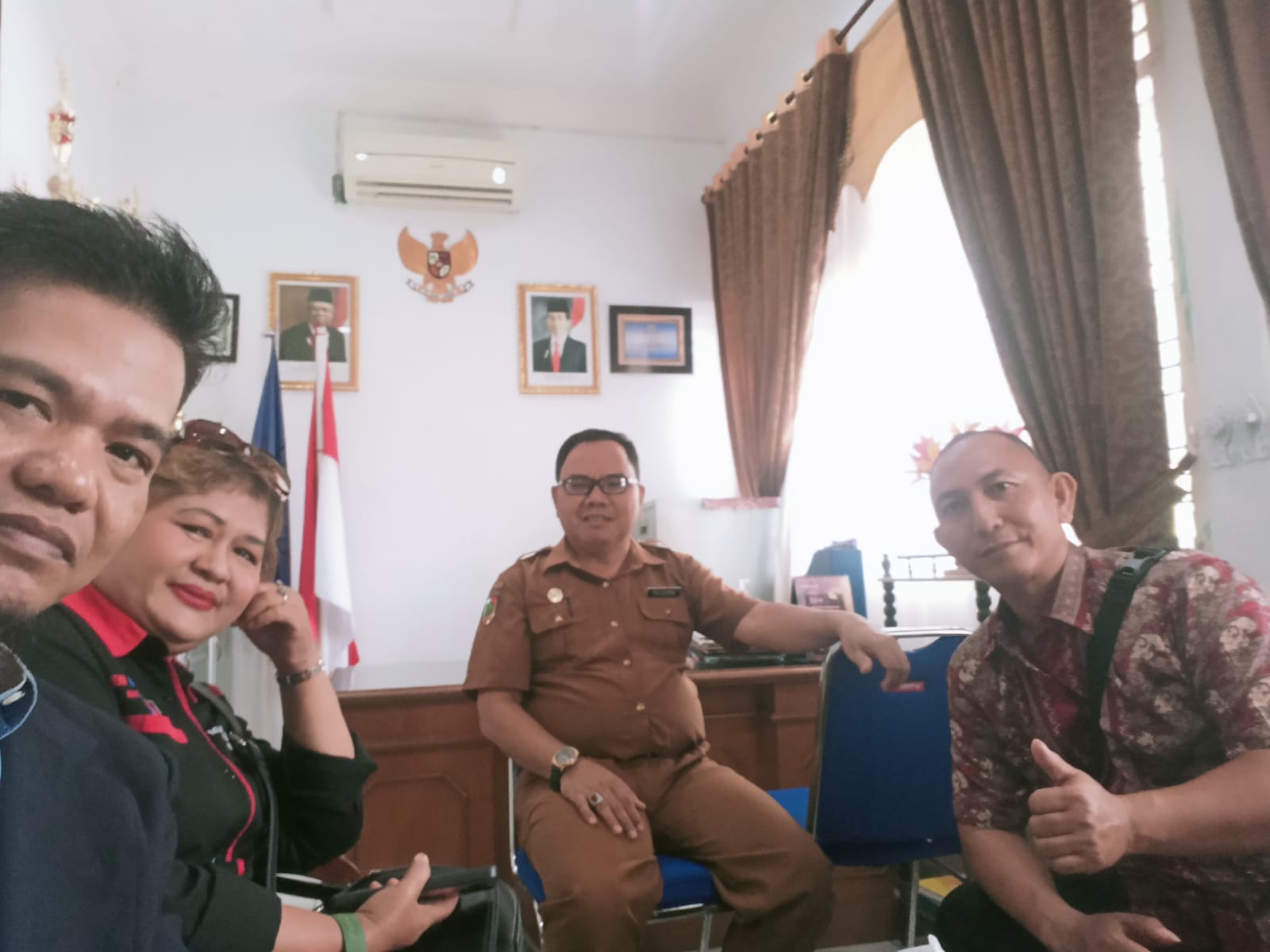 Silaturahmi dan konsultasi bersama ketua MKKS Pekanbaru.