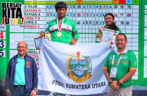 Sumut Tambah Medali Emas Pada Pertandingan Golf Nomor Mixed Foursome