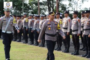 Polres Kuansing Gelar Apel Kesiapan Pengamanan Kampanye Pilkada 2024 di Kabupaten Kuansing