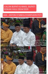 KPU Rohul Gelar Deklarasi Kampanye Pilkada 2024 dan Senyuman Calon Pemimpin Rohul Membuat Bahagia Rekan Jurnalis