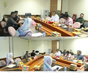 Sekretariat DPRD Provinsi Riau mengadakan rapat persiapan pelantikan Anggota DPRD Provinsi Riau,