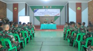 Sosialisasi P4GN, Upaya Yonif 132/BS Cegah Penyalahgunaan Narkoba oleh Prajurit