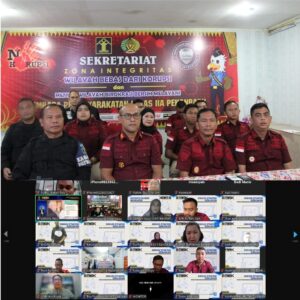 Tingkatkan Pemahaman Human Trafficking, Lapas Pekanbaru Ikuti Diskusi Strategi Kebijakan Tindak Pidana Perdagangan Orang