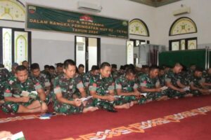Korem 031/WB Gelar Doa Bersama Dalam Rangka Memperingati HUT ke-79 TNI.