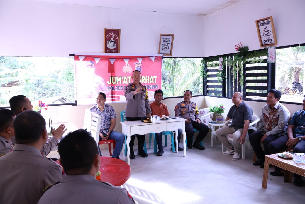 Polres Kuansing Gelar Kegiatan Jum’at Curhat Dalam Rangka Cooling System Pilkada Damai 2024