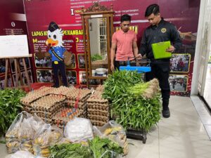 Pastikan Makanan Warga Binaan Sehat, Layak, dan Bergizi, Petugas Lapas Pekanbaru Periksa Bahan Makanan