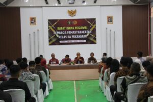 Jauhi Judi Online dan Narkoba ! Tegas Kalapas Pekanbaru Dalam Memimpin Rapat Dinas