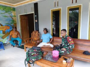 Satgas Pamtas Yonzipur 5/ABW Gelar Anjangsana Kesehatan di Daerah Perbatasan