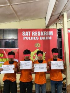 Pelaku Pencurian BBM Alat Berat Ditangkap Polres Dairi