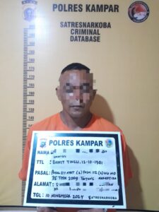 Asyik Duduk di Pondok, Satresnarkoba Polres Kampar Tangkap Pelaku Narkoba dengan Berat 51.20 Gram