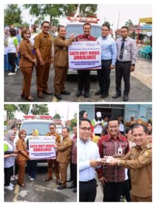 Pemkab Dairi Terima 1 Unit Mobil Ambulance Dari CSR PT Bank Sumut