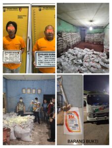 Dukung Asta Cita Presiden RI, Polres Dumai Menggerebek Gudang Pupuk Ilegal di Bukit Kapur