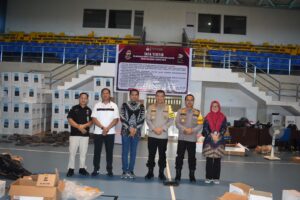 Supervisi Polda Riau Cek Logistik Pilkada Kampar di Gudang KPU