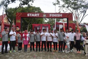 Komitmen Kapolres Kampar Jaga Keamanan Pilkada: Hadir di Jalan Sehat “Bersaudara”