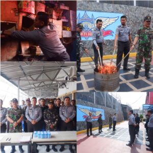 Tindak Lanjut Akselerasi Menteri Imigrasi Dan Pemasyarakatan, Rutan Pekanbaru Gelar Tes Urin Dan Razia Blok Hunian