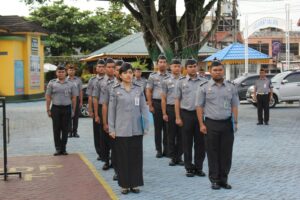 Apel Pagi dan Kenaikan Pangkat Pegawai Lapas Pekanbaru, Kalapas Sampaikan Beberapa Hal