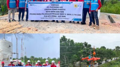 Dukung Pertumbuhan Sektor Energi, PLN Pasok Listrik 5.540 kVA untuk Pertamina Gas di Riau