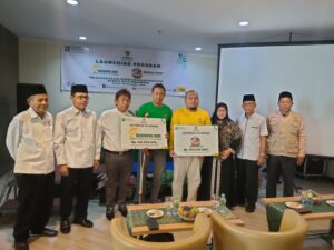 Salurkan Ratusan juta dari Badan Amil Zakat Nasional (BAZNAS) kota Pekanbaru, untuk Budidaya ikan dan puyuh