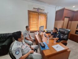 Pastikan Perlindungan Kecelakaan Laut, Jasa Raharja Silaturahmi ke KSOP Pelabuhan Mengkapan Tanjung Buton
