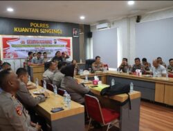 Polres Kuantan Singingi Gelar Sosialisasi dan Asistensi Pembangunan Zona Integritas Menuju WBK/WBBM Tahun 2025