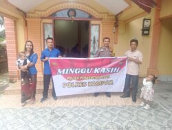 Polsek Perhentian Raja Gelar Minggu Kasih, Patroli Gereja dan Sampaikan Himbauan Keamanan kepada Warga   