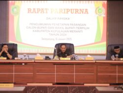 DPRD Kepulauan Meranti Gelar Rapat Paripurna Pengumuman Penetapan Pasangan Bupati dan Wakil Bupati Terpilih 2025-2030