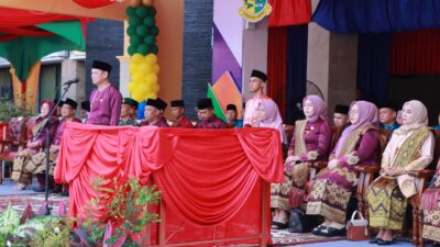 Kapolres Kampar Hadir Meriahkan Upacara Hari Jadi Kabupaten Kampar