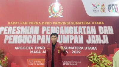 KETUA UMUM DPD IMM SUMUT MINTA KAPOLDA SUMUT SEGERA TAHAN KETUA DPRD MADINA ERWIN EFFENDI LUBIS