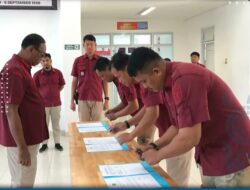 Lapas Narkotika Kelas IIB Rumbai Gelar Penandatanganan Perjanjian Kinerja 