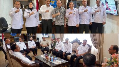 Bersama Kakanwil Ditjenpas Riau, Kalapas Perempuan Pekanbaru Silahturahmi dan Koordinasi ke BNNP Riau