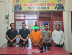 Gabungan Reskrim Tambusai Dan Intel Kodim 0313/KPR Berhasil Ungkap Narkotika Jenis Sabu Sabu Seberat 41,88 Gram.