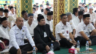 Puncak Peringatan Maulid Nabi Muhammad SAW di Lapas Kelas IIA Pekanbaru Penuh Khidmat