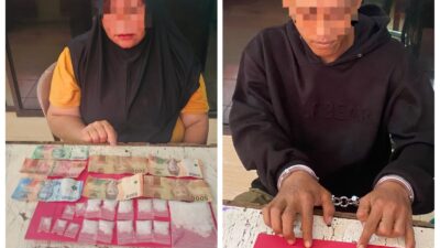 Polsek Kampar Kiri Ungkap Dua Kasus Narkoba di Desa Kebun Durian, Amankan 17 Paket Sabu dan Dua Tersangka!