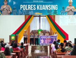 Polres Kuansing Dan Forum LLAJ Sosialisasikan Operasi Keselamatan Lancang Kuning 2025