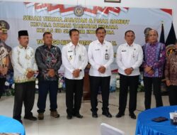 Acara Serah Terima Jabatan dan Pisah Sambut Kepala Rumah Tahanan Negara Kelas llB Siak Sri Indrapura