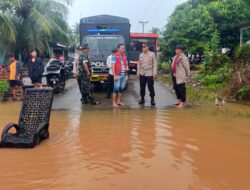 Luapan Sungai Pawan Dan Sungai Kaiti Sebabkan Banjir Di Rambah, Warga Diminta Waspada.