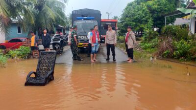 Luapan Sungai Pawan Dan Sungai Kaiti Sebabkan Banjir Di Rambah, Warga Diminta Waspada.