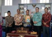 Bupati Rohil H.Bistamam  Sampaikan LKPD Unaudited TA 2024 Pemda Rohil Kepada BPK RI provinsi Riau melalui zoom meeting