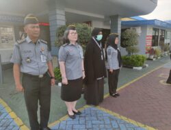 Pimpin Apel Pagi, Kasi Giatja Lapas Pekanbaru Ajak Seluruh Jajaran Tingkatkan Kewaspadaan di Bulan Ramadhan