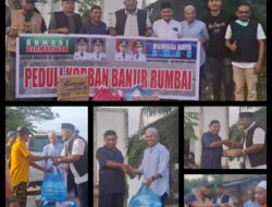Peduli Dengan Sesama,Relawan Rumbai Bermarwah dan Rumbai Raya Aman,Bagikan 1000 paket Kotak Nasi .