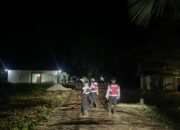 Sat Samapta Polres Rokan Hulu Gencar Patroli Pengamanan Pemukiman Selama Mudik Lebaran