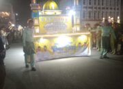 Bupati Rohil  H.Bistamam dan wakil Bupati Rohil jhony charles ikuti tablik Akbar dan sholat id terpisah