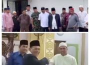 Safari ramadhan di kecamatan Rantau kopar Bupati  Rohil H.Bistamam berikan bantuan kemesjid dan musholla masing masing sebesar 50 juta rupiah
