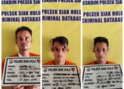 Polsek Siak Hulu Ungkap Kasus Curanmor di 6 TKP, 3 Pelaku Diamankan!