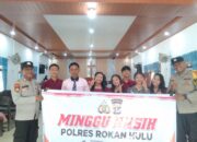 Polsek Tambusai Utara Gelar Giat Minggu Kasih di Tanjung Medan