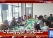 Pemprov Riau Akan Mulai Laksanakan Perbaikan Jembatan Miring Sei. Rokan Ujung Batu