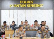 Polres Kuansing Gelar Rapat Eksternal Persiapan Karhutla Fun Run 2025 dan Penanaman Pohon, Kampanyekan Pencegahan Karhutla Lewat Gaya Hidup Sehat